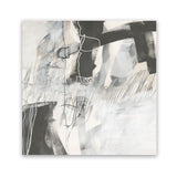 Shop Whats Happening V Neutral (Square) Art Print-Abstract, Black, Square, View All, WA, White-framed painted poster wall decor artwork