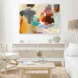 Shop Hardy I Canvas Art Print-Abstract, Grey, Horizontal, Orange, Rectangle, Red, View All, WA-framed wall decor artwork