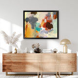 Shop Hardy I Art Print-Abstract, Grey, Horizontal, Orange, Rectangle, Red, View All, WA-framed painted poster wall decor artwork