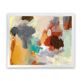 Shop Hardy I Art Print-Abstract, Grey, Horizontal, Orange, Rectangle, Red, View All, WA-framed painted poster wall decor artwork