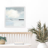 Shop Neutral Horizon I (Square) Art Print-Abstract, Grey, Square, View All, WA-framed painted poster wall decor artwork