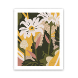 Shop Similar Art Print-Florals, Green, Portrait, Rectangle, View All, WA, Yellow-framed painted poster wall decor artwork