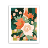 Shop Stained Glass Art Print-Florals, Green, Portrait, Rectangle, View All, WA-framed painted poster wall decor artwork