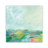 Shop Colorful Horizon Square I (Square) Art Print-Abstract, Blue, Square, View All, WA-framed painted poster wall decor artwork