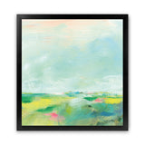 Shop Colorful Horizon Square II (Square) Art Print-Abstract, Blue, Square, View All, WA-framed painted poster wall decor artwork