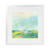 Shop Colorful Horizon Square II (Square) Art Print-Abstract, Blue, Square, View All, WA-framed painted poster wall decor artwork