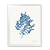 Shop Sea Garden III Royal Blue Art Print-Blue, Botanicals, Portrait, Rectangle, View All, WA, White-framed painted poster wall decor artwork