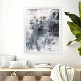 Shop Oracle I Art Print-Abstract, Grey, Portrait, Rectangle, View All, WA-framed painted poster wall decor artwork