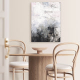 Shop Oracle III Canvas Art Print-Abstract, Black, Portrait, Rectangle, View All, WA, White-framed wall decor artwork