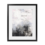 Shop Oracle III Art Print-Abstract, Black, Portrait, Rectangle, View All, WA, White-framed painted poster wall decor artwork