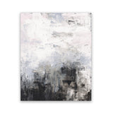 Shop Oracle III Art Print-Abstract, Black, Portrait, Rectangle, View All, WA, White-framed painted poster wall decor artwork