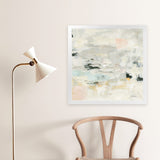 Shop Steps on Stones II (Square) Art Print-Abstract, Neutrals, Square, View All, WA-framed painted poster wall decor artwork