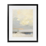 Shop Where Land Meets Sky Art Print-Abstract, Portrait, Rectangle, View All, WA, Yellow-framed painted poster wall decor artwork
