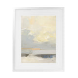 Shop Where Land Meets Sky Art Print-Abstract, Portrait, Rectangle, View All, WA, Yellow-framed painted poster wall decor artwork