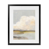 Shop Dream of Clouds Art Print-Abstract, Grey, Portrait, Rectangle, View All, WA, Yellow-framed painted poster wall decor artwork
