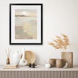 Shop Near and Far Art Print-Abstract, Portrait, Rectangle, View All, WA, Yellow-framed painted poster wall decor artwork