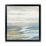 Shop Morning Sea Light (Square) Art Print-Abstract, Blue, Square, View All, WA-framed painted poster wall decor artwork