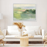 Shop Gentle World Canvas Art Print-Abstract, Green, Horizontal, Rectangle, View All, WA-framed wall decor artwork