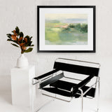 Shop Gentle World Art Print-Abstract, Green, Horizontal, Rectangle, View All, WA-framed painted poster wall decor artwork