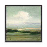 Shop View from the Top (Square) Canvas Art Print-Abstract, Green, Square, View All, WA-framed wall decor artwork