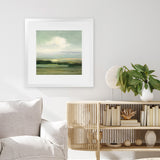 Shop View from the Top (Square) Art Print-Abstract, Green, Square, View All, WA-framed painted poster wall decor artwork