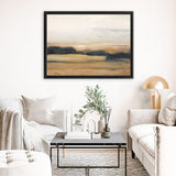 Shop View from the Top Neutral Canvas Art Print-Abstract, Brown, Horizontal, Neutrals, Rectangle, View All, WA-framed wall decor artwork