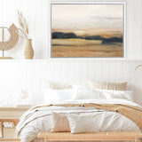 Shop View from the Top Neutral Canvas Art Print-Abstract, Brown, Horizontal, Neutrals, Rectangle, View All, WA-framed wall decor artwork