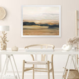 Shop View from the Top Neutral Art Print-Abstract, Brown, Horizontal, Neutrals, Rectangle, View All, WA-framed painted poster wall decor artwork