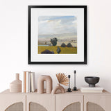 Shop View of the Valley (Square) Art Print-Abstract, Green, Square, View All, WA-framed painted poster wall decor artwork