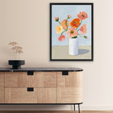 Shop Iceland Poppies Canvas Art Print-Florals, Pink, Portrait, Rectangle, View All, WA-framed wall decor artwork