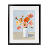 Shop Iceland Poppies Art Print-Florals, Pink, Portrait, Rectangle, View All, WA-framed painted poster wall decor artwork