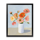 Shop Iceland Poppies Art Print-Florals, Pink, Portrait, Rectangle, View All, WA-framed painted poster wall decor artwork