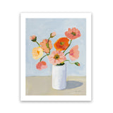 Shop Iceland Poppies Art Print-Florals, Pink, Portrait, Rectangle, View All, WA-framed painted poster wall decor artwork