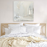 Shop Delicate Gray (Square) Canvas Art Print-Abstract, Neutrals, Square, View All, WA-framed wall decor artwork