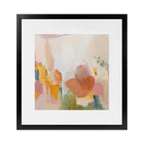 Shop Sonoran Summer (Square) Art Print-Abstract, Square, View All, WA, Yellow-framed painted poster wall decor artwork