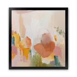 Shop Sonoran Summer (Square) Art Print-Abstract, Square, View All, WA, Yellow-framed painted poster wall decor artwork
