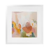 Shop Sonoran Summer (Square) Art Print-Abstract, Square, View All, WA, Yellow-framed painted poster wall decor artwork