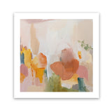 Shop Sonoran Summer (Square) Art Print-Abstract, Square, View All, WA, Yellow-framed painted poster wall decor artwork