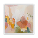 Shop Sonoran Summer (Square) Canvas Art Print-Abstract, Square, View All, WA, Yellow-framed wall decor artwork