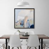 Shop Transitions (Square) Art Print-Abstract, Blue, Square, View All, WA-framed painted poster wall decor artwork