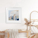 Shop Transitions (Square) Art Print-Abstract, Blue, Square, View All, WA-framed painted poster wall decor artwork