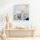 Shop Transitions (Square) Art Print-Abstract, Blue, Square, View All, WA-framed painted poster wall decor artwork