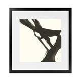 Shop Black Gesture I (Square) Art Print-Abstract, Black, Square, View All, WA, White-framed painted poster wall decor artwork