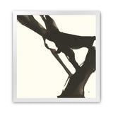 Shop Black Gesture I (Square) Art Print-Abstract, Black, Square, View All, WA, White-framed painted poster wall decor artwork