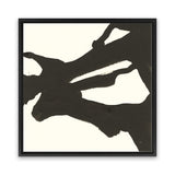Shop Black Gesture II (Square) Canvas Art Print-Abstract, Black, Square, View All, WA, White-framed wall decor artwork