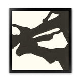 Shop Black Gesture II (Square) Art Print-Abstract, Black, Square, View All, WA, White-framed painted poster wall decor artwork