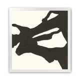 Shop Black Gesture II (Square) Art Print-Abstract, Black, Square, View All, WA, White-framed painted poster wall decor artwork