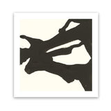 Shop Black Gesture II (Square) Art Print-Abstract, Black, Square, View All, WA, White-framed painted poster wall decor artwork