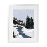 Shop Winter Trails Art Print-Abstract, Portrait, Purple, Rectangle, View All, WA-framed painted poster wall decor artwork