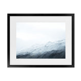 Shop Mountain Gradient Art Print-Abstract, Blue, Horizontal, Rectangle, View All, WA, White-framed painted poster wall decor artwork